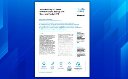  Panduit Fault Managed Power System and Cisco Solution Brief